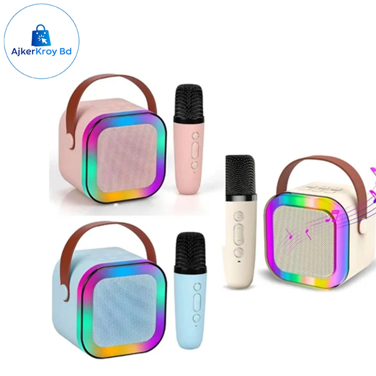 K12 Portable Karaoke Speaker With Wireless Microphone