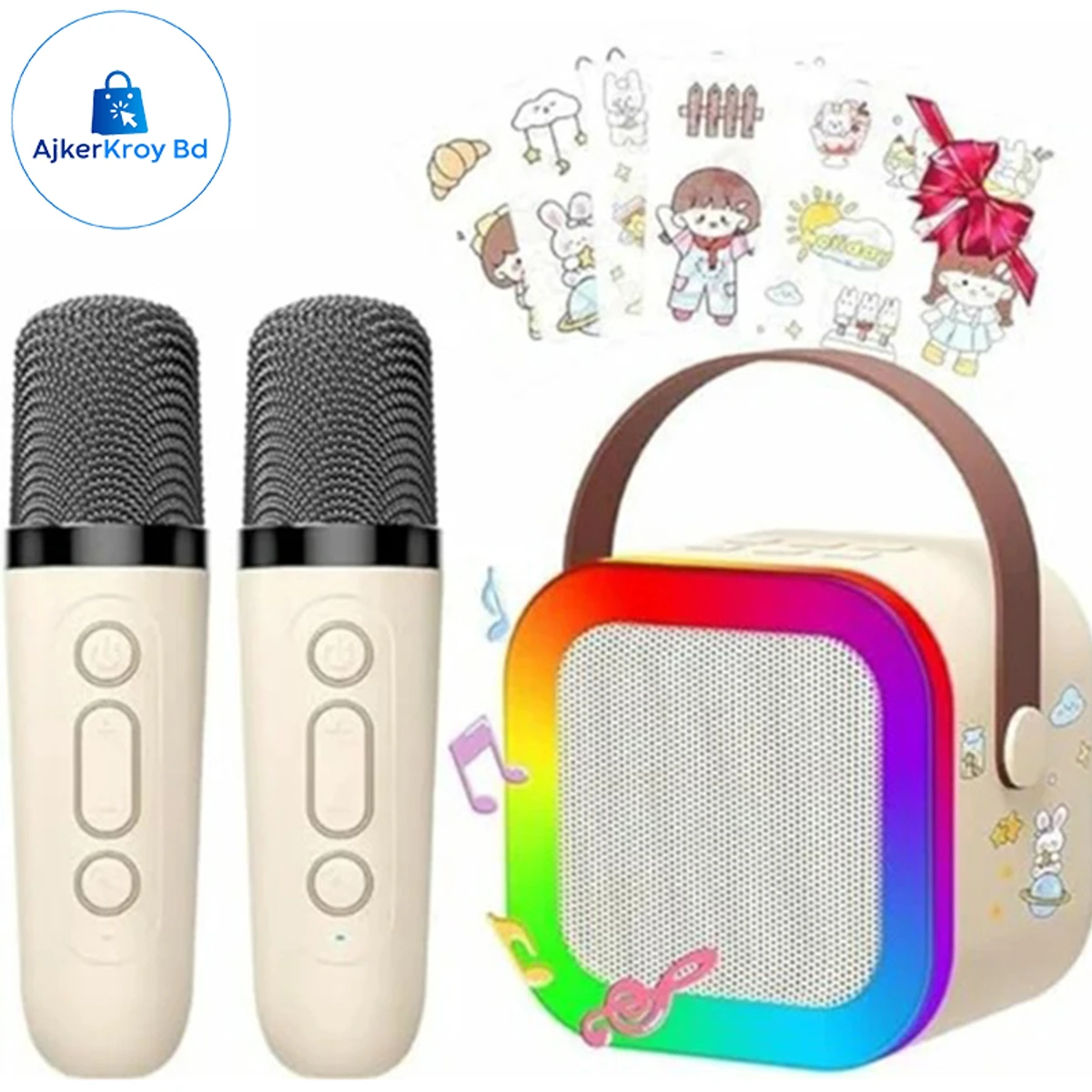 K12 Portable Karaoke Speaker With Wireless Microphone