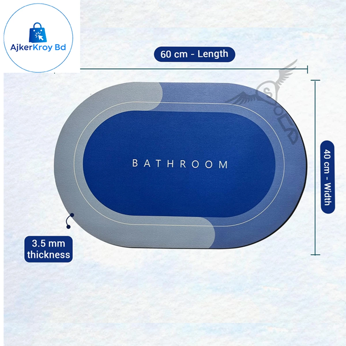 Bathroom Mat ( 1 Pcs )