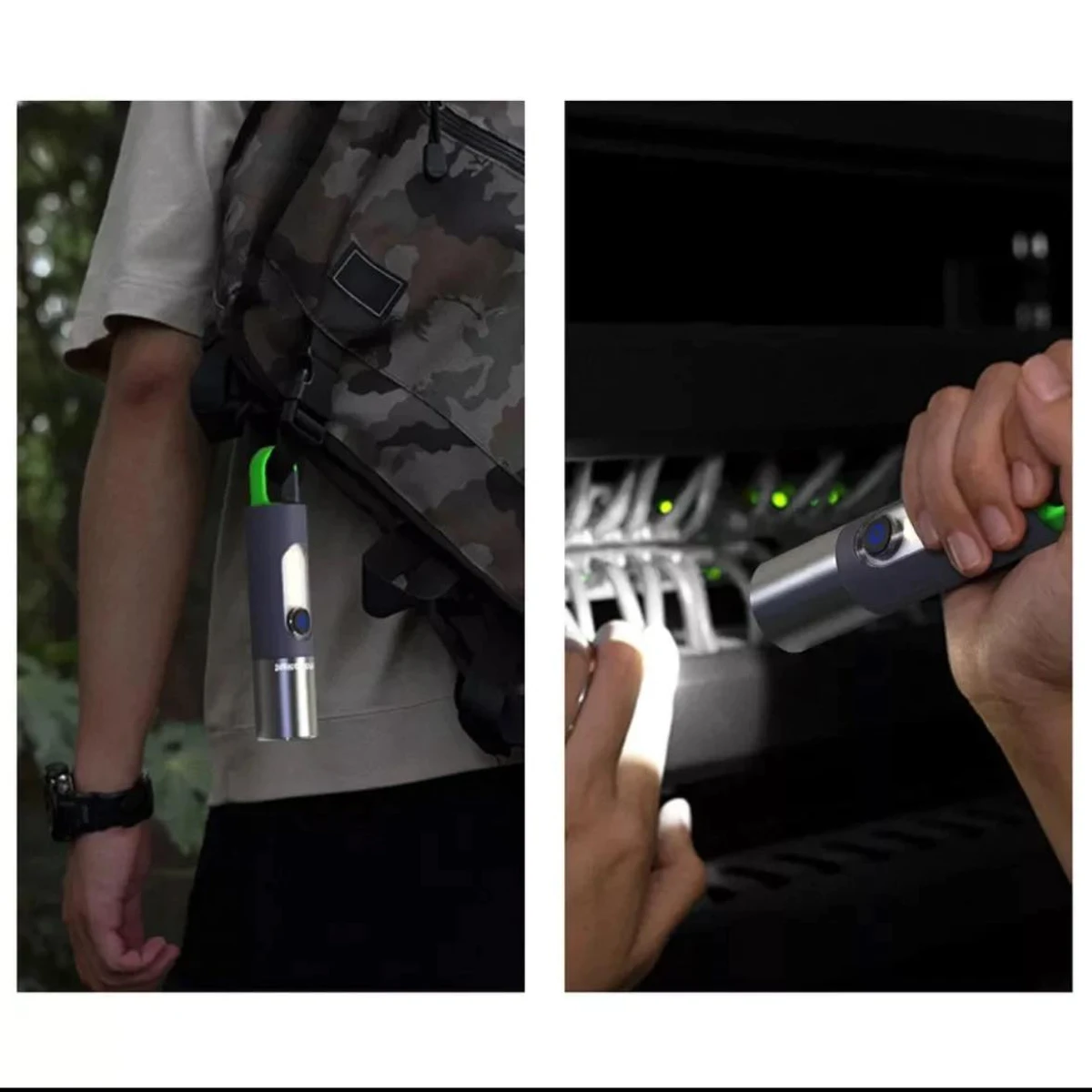 USB Rechargeable Multifunctional LED Flashlight