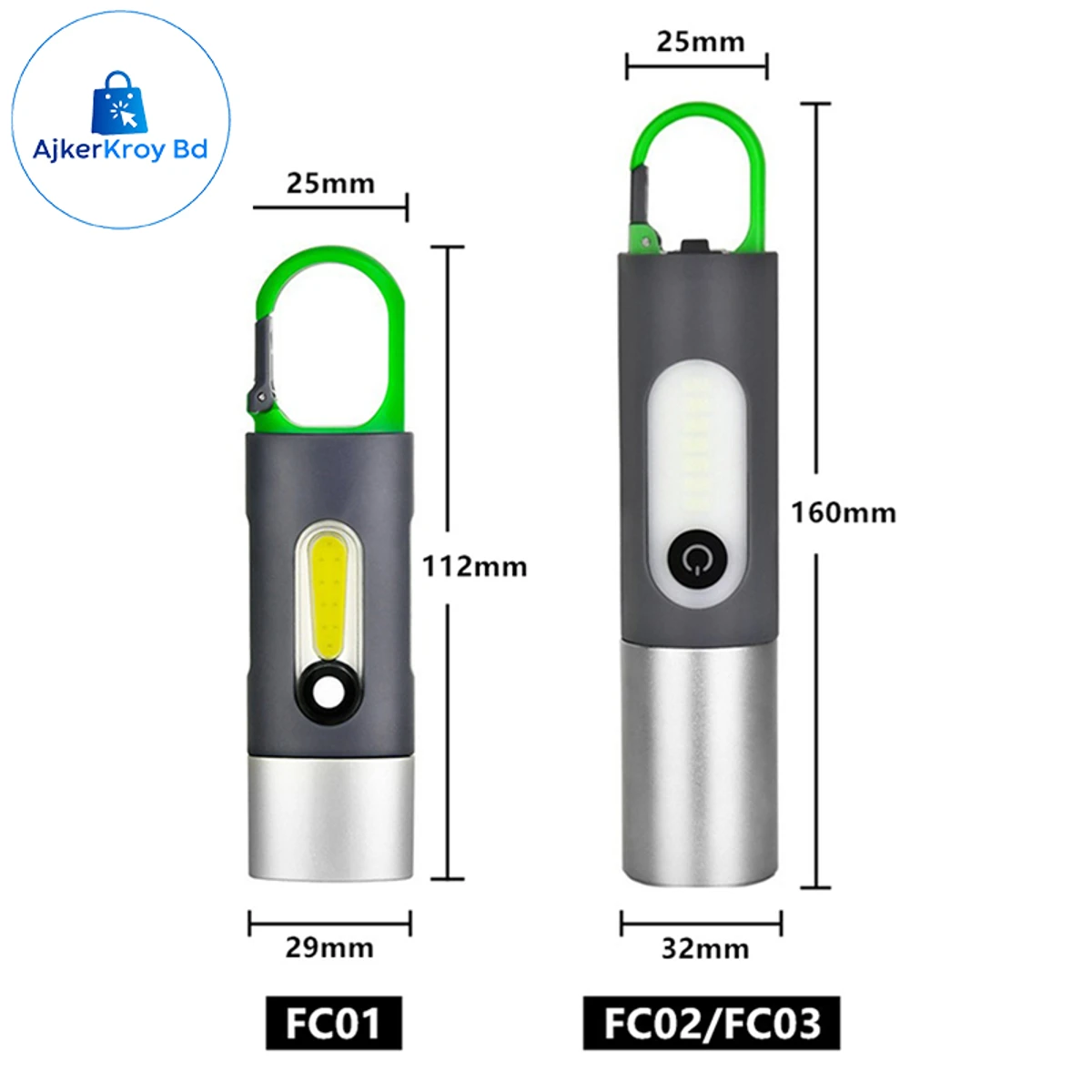 USB Rechargeable Multifunctional LED Flashlight