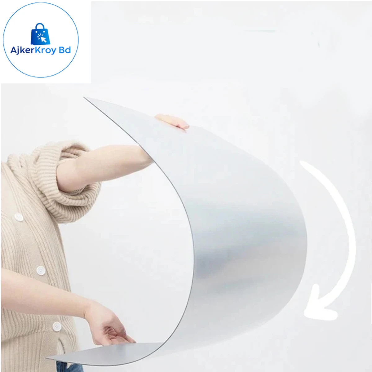 ACRYLIC MIRROR STICKER( 2 পিস - 699 টাকা)