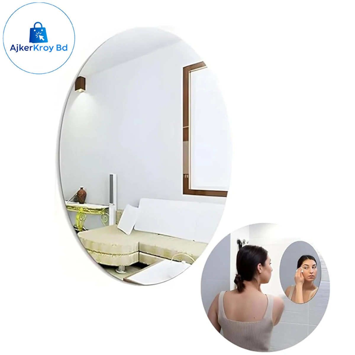 ACRYLIC MIRROR STICKER( 1 পিস - 390 টাকা)