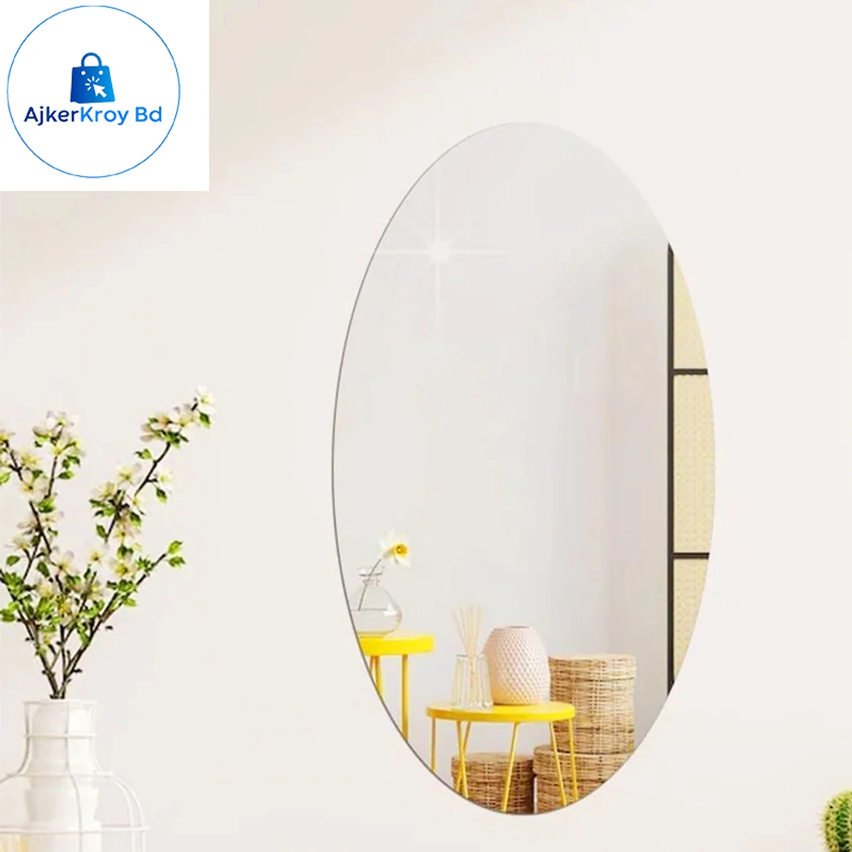 ACRYLIC MIRROR STICKER( 1 পিস - 390 টাকা)