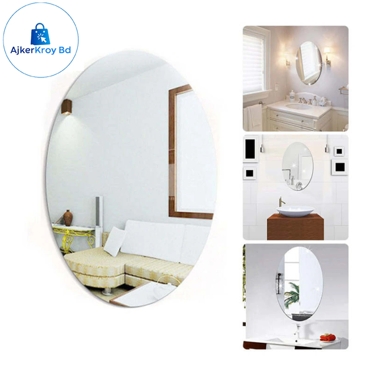 ACRYLIC MIRROR STICKER( 1 পিস - 390 টাকা)