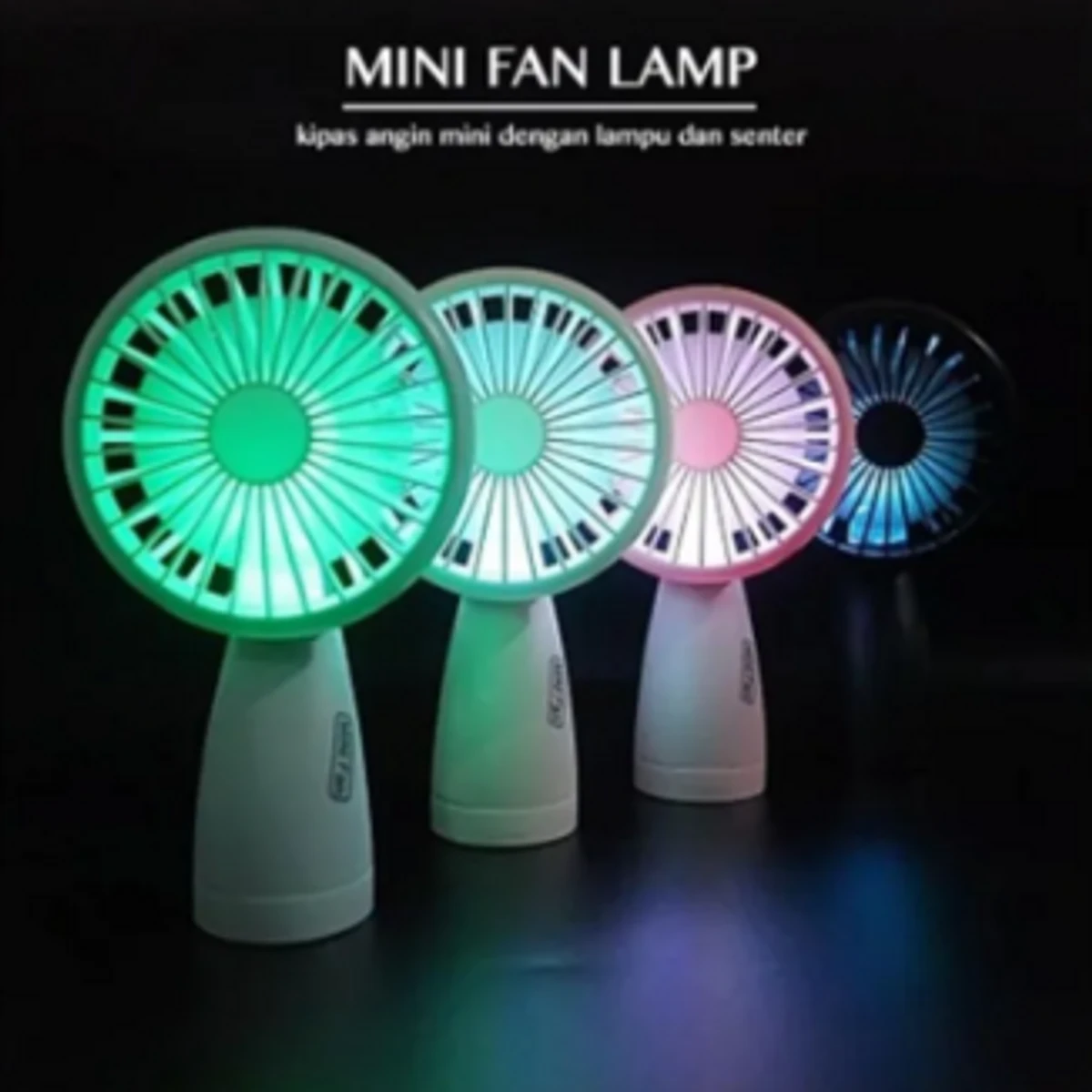 Mini USB Rechargeable Portable LED Lighting Fan