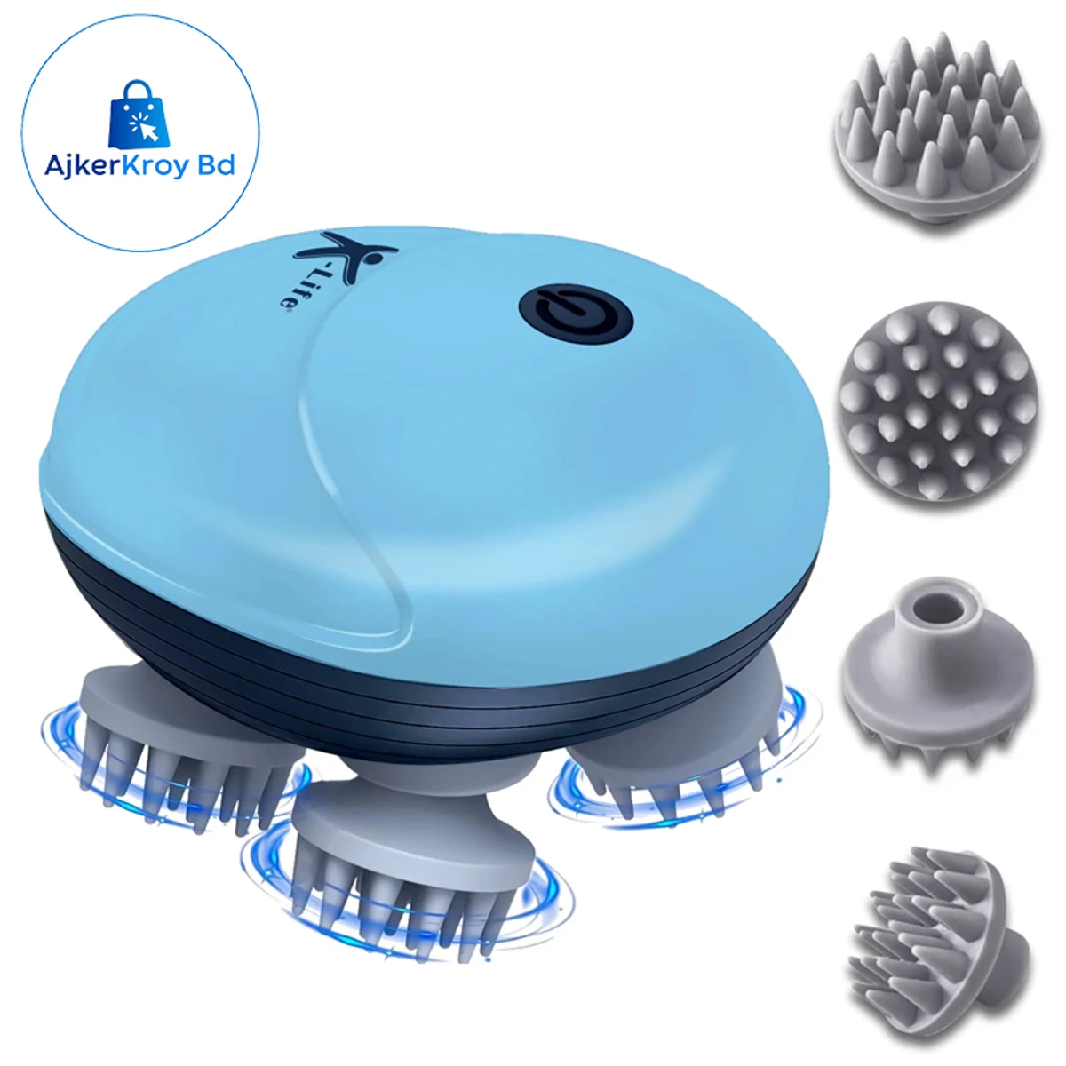 Multi Function Rechargeable Mini Head Massager