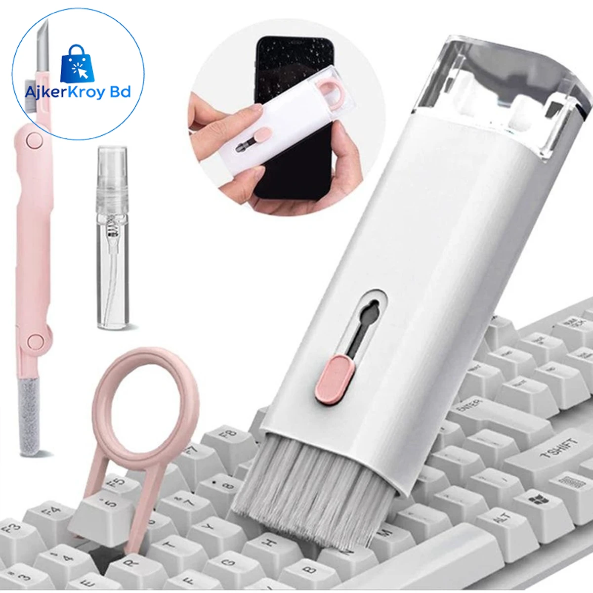 7 in 1 Multifunctional Cleaning Brush Kit